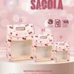 Arquivo Molde Sacola Boca de Palhaço