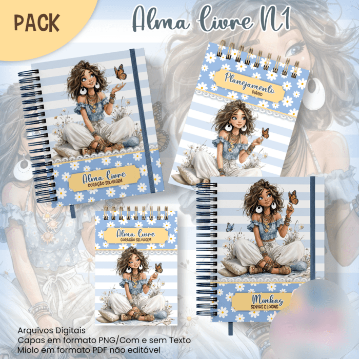 9-Pack Alma Livre N1 Arquivo Pack Alma Livre N1 - Imagem 1