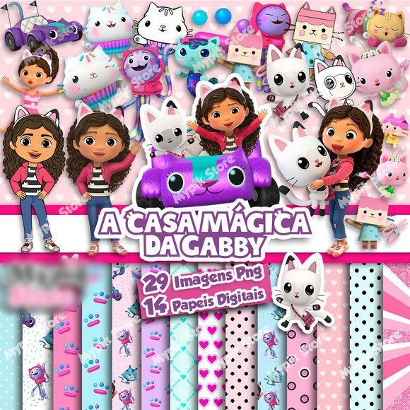 A CASA MAGICA DA GABBY Kit Digital A Casa Magica da Gabby - Imagem 1
