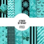 Kit Digital Papeis Flores Tiffany