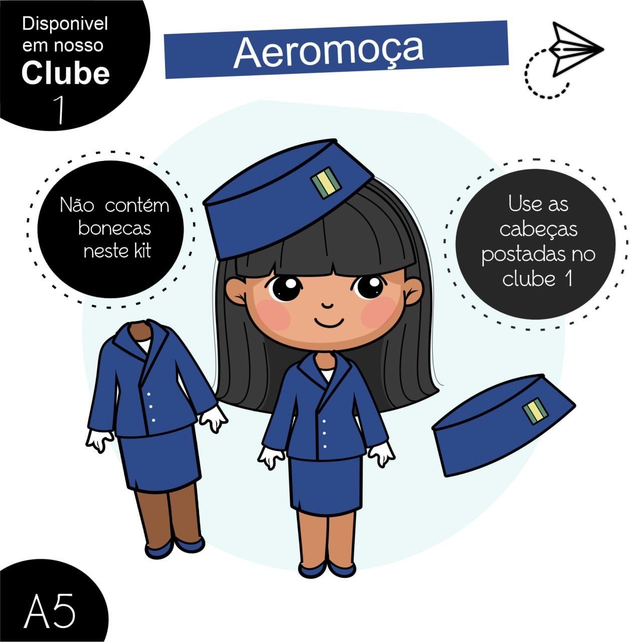 AEROMOÇA Kit Digital Aeromoça - Imagem 1