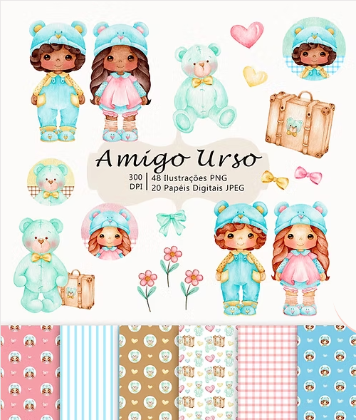 AMIGO URSO Kit Digital Amigo Urso - Imagem 1