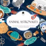 Arquivo Kit DigitalANIMAIS ASTRONAUTAS AQUARELA 2