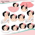 Kit Digital Adeus Fraldinha Menina 9