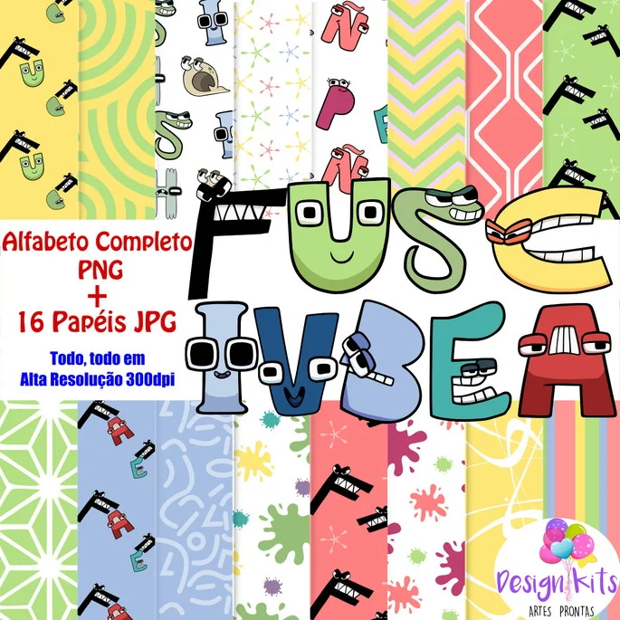Alfabeto Lore KIT Kit Digital Alfababeto Lore Kit - Imagem 1