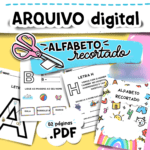 Kit Digital Alfabeto Recortado
