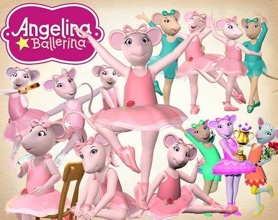 Angelina Bailarina Kit Digital Angelina Bailarina - Imagem 1