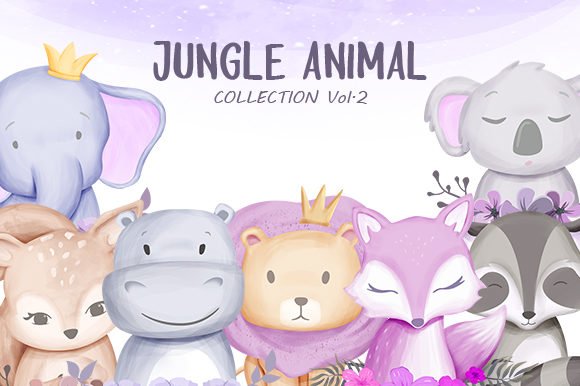 Animais Selvagens -Vol2 Kit Digital Animais Selvagens - Imagem 1
