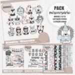 Kit Digital Animais Mesversário
