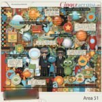 Kit Digital Scrapbooking Homens de Preto