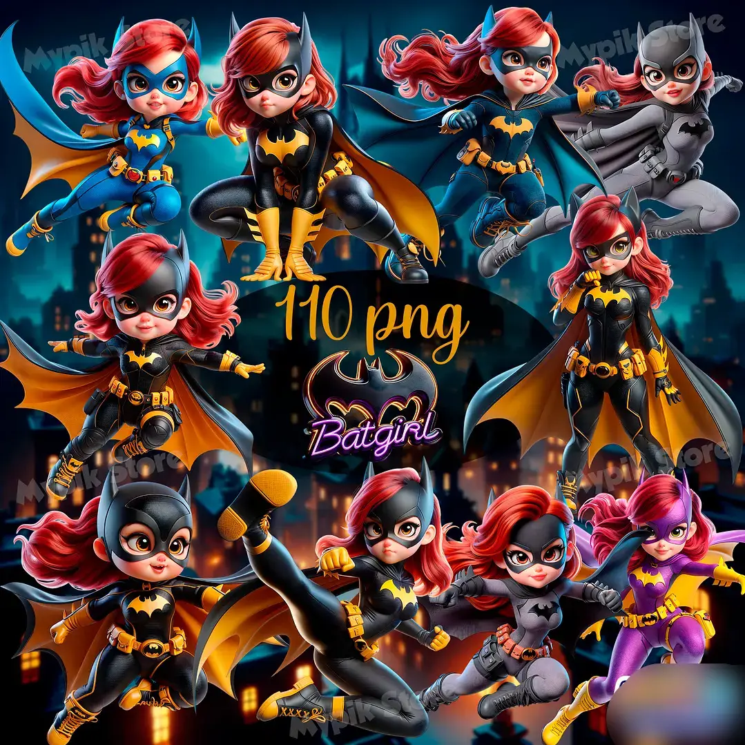 BATGIRL 01 Kit Digital BatGirl 1 - Imagem 1