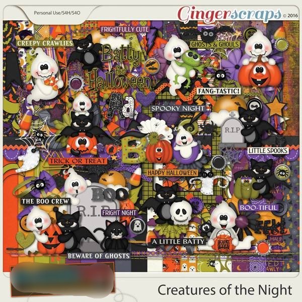 BGD_Creatures Kit Digital Halloween - Imagem 1