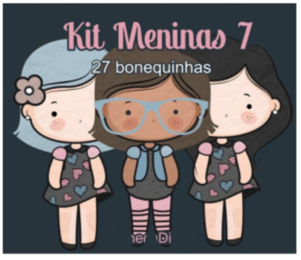 BONEQUINHAS Kit Digital Bonequinhas - Imagem 1