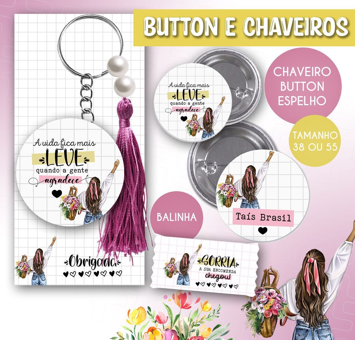 BUTTON VIDA MAIS LEVE Kit Digital Button Vida Mais Leve - Imagem 1