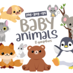 Kit Digital Baby Animal