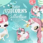 Kit Digital Unicornio Baby