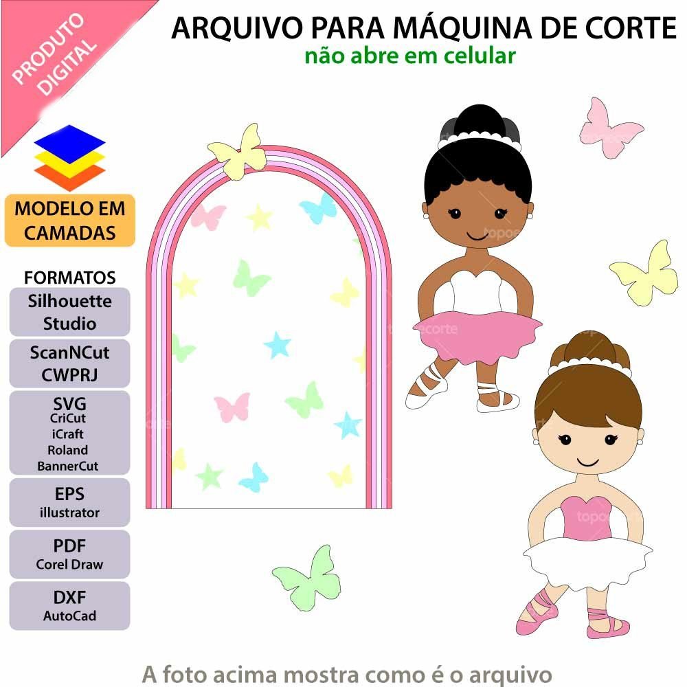 Bailarina Portal Arquivo Topo de Bolo Bailarina Portal - Imagem 1