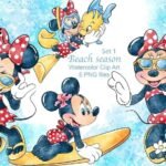 Kit Digital Minnie Praia
