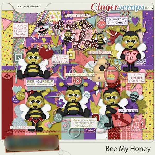 BeeMyHoney Kit Digital Queridas Abelhinhas - Imagem 1