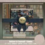 Kit Digital Believe In Yourself Floral