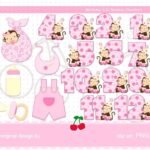 Kit Digital Aniversario Macaquinhas Girl