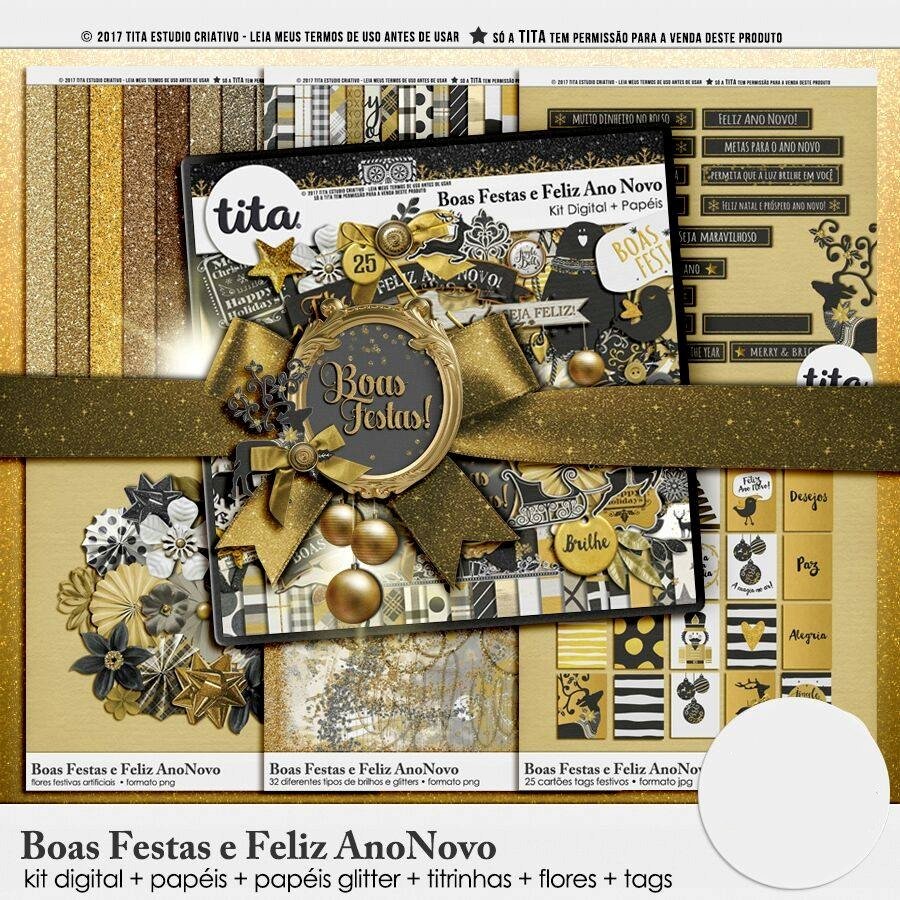 Boas Festas Kit Digital Boas Festas - Imagem 1