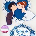 Arquivo Topo de Bolo Bodas de Safira