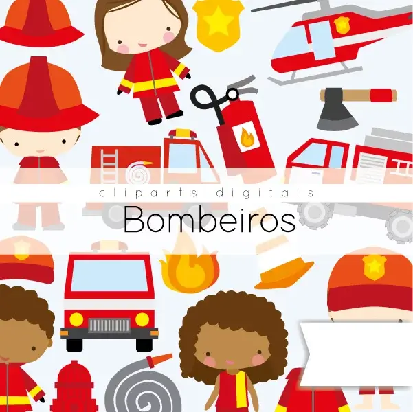 Bombeiros Kit Digital Dinossauros - Imagem 1