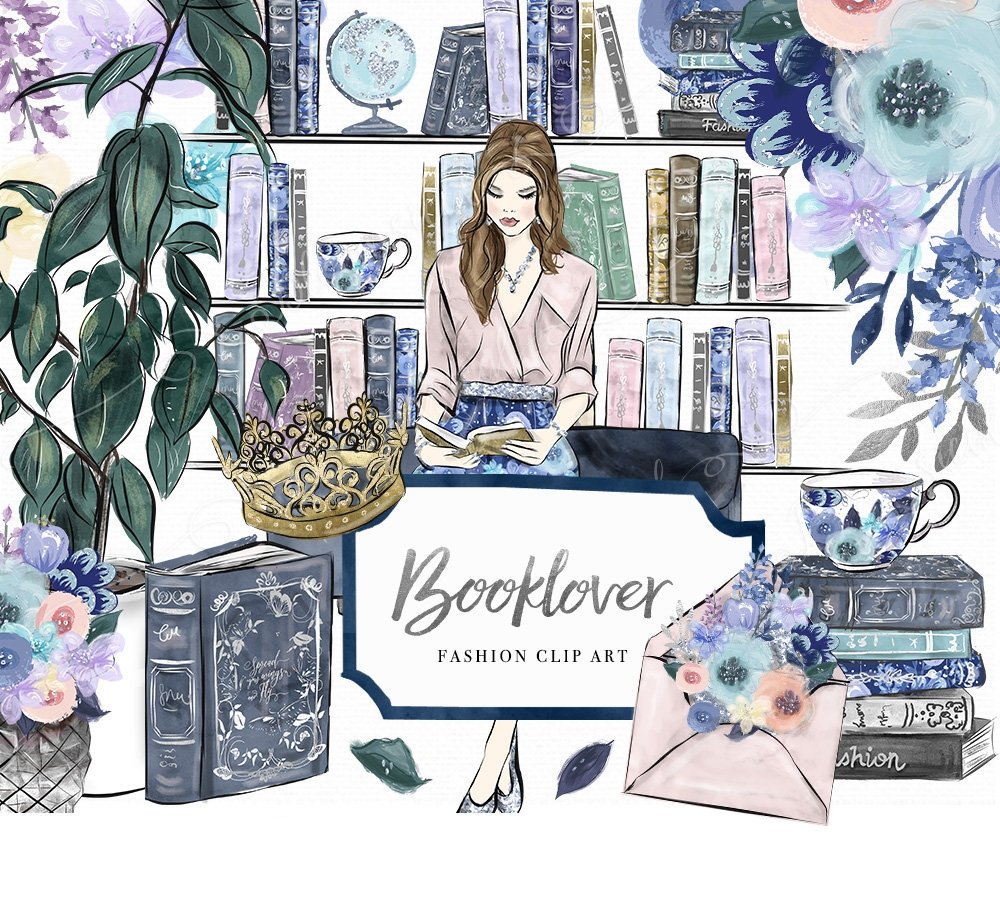 Booklover Kit Digital Amante de Livros - Imagem 1