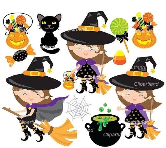 CH_28_halloween Kit Digital Halloween Bruxinhas Completas - Imagem 1