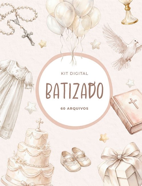 COLEÇÃO BATISMO Kit Digital Coleção Batismo - Imagem 1