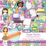 Kit Digital Papeis Escritorio