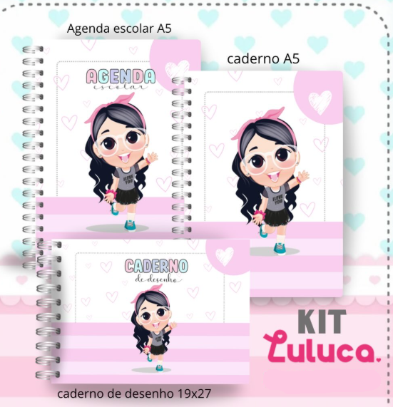 COMBO ESCOLAR LULUCA Arquivo Combo Escolar Luluca - Imagem 1