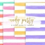 Kit Digital Pinceladas Candy Party