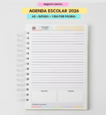 Arquivo Agenda Escolar Datada 2026 A5 1 Dia por Página - Imagem 2