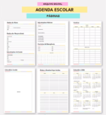 Arquivo Agenda Escolar Datada 2026 A5 1 Dia por Página - Imagem 4