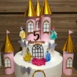 Arquivo Topo de Bolo Castelo 3D Princesas
