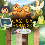 Kit Digital Papeis Castor e Amigos