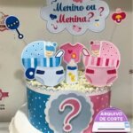 Arquivo Topo de Bolo Chá de Revelação Carrinhos de Bebê