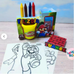 Arquivo Caixa Colorir Massinha Play Doh Super Mario