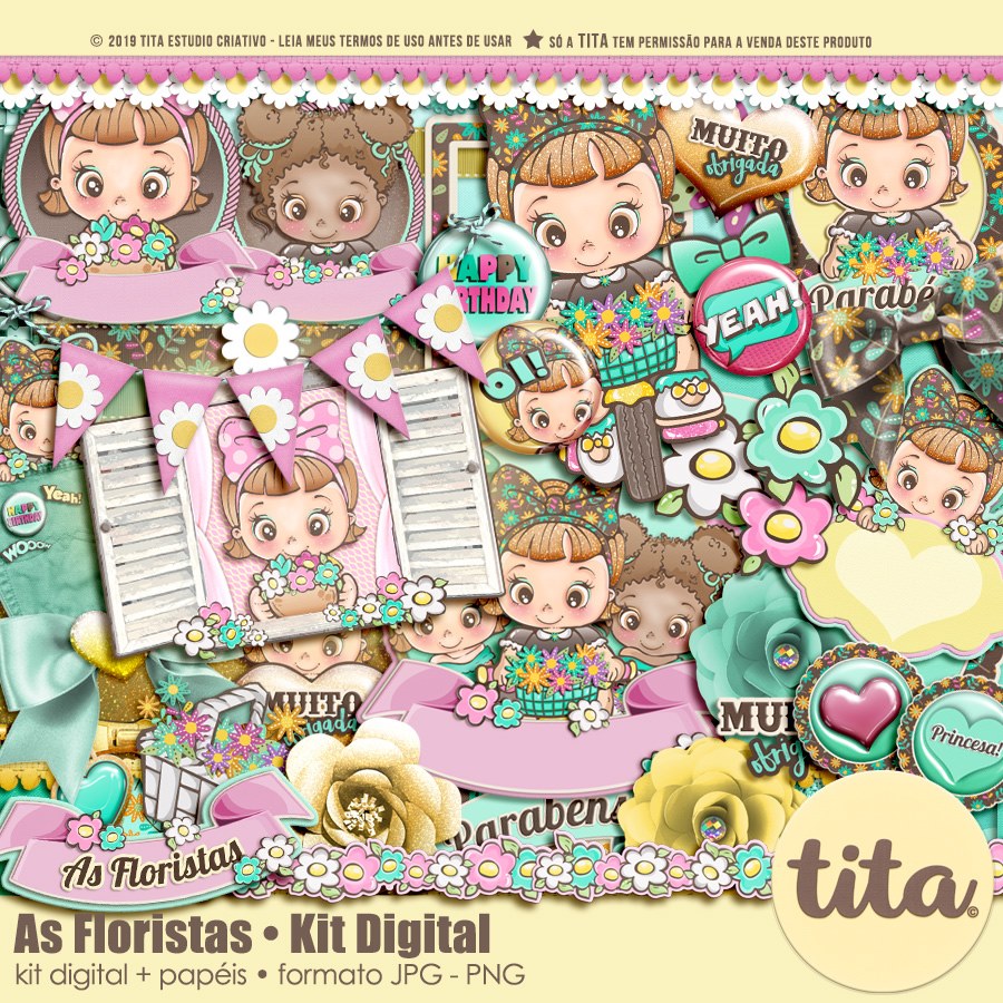 Combo_Florista tita Kit Digital As Floristas - Imagem 1