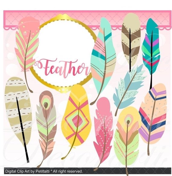 Cópia de Cópia de Copia de FEATHERS Arquivo Kit Digital Penas Coloridas 1 - Imagem 1