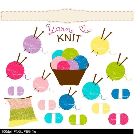 Cópia de Cópia de Copia de KNITTING Arquivo Kit Digital Novelos de Lã Coloridos - Imagem 1
