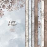 Kit Digital Papeis Inverno Aconchegante