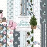 Kit Digital Papeis Aconchegante Inverno