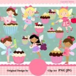 Kit Digital Cupcakes Fadinha