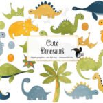 Kit Digital Dinossauro Clipart