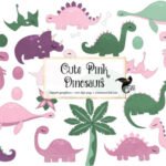 Kit Digital Dinossauro Pink