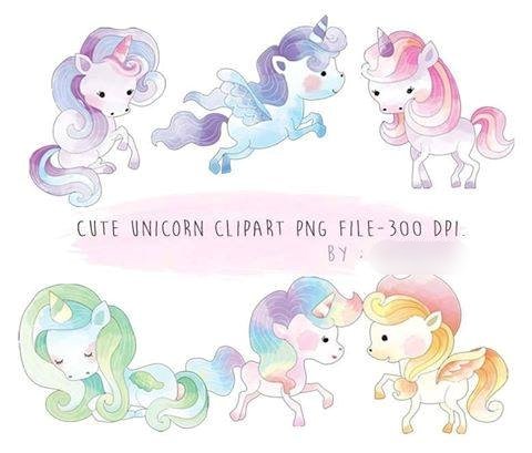 Cute Unicorn Kit Digital Super Herois - Imagem 1