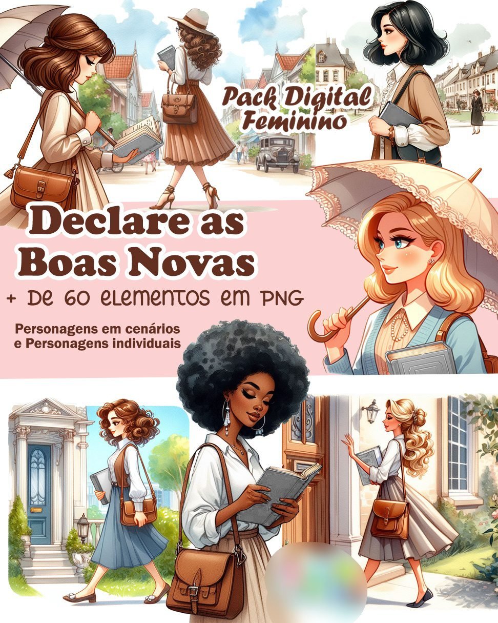 DECLARE BOA NOVAS - MULHERES Kit Digital Declare Boas Novas - Imagem 1